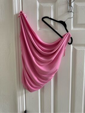 Zara Pink Draped Camisole Top